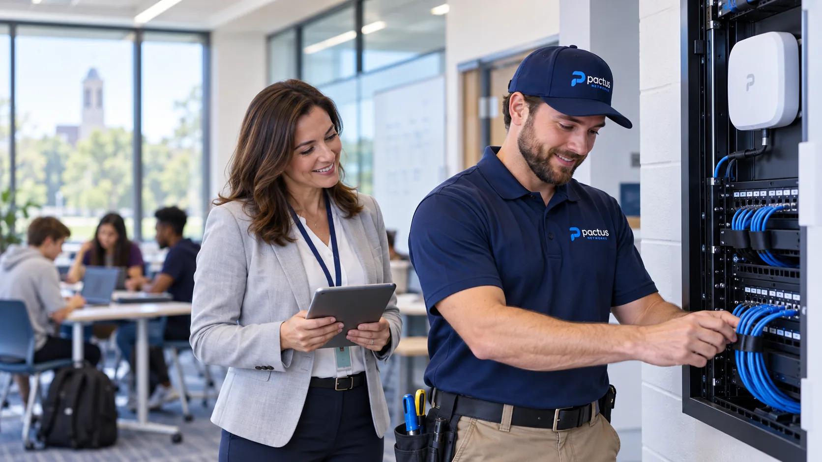 Schools & Education network infrastructure by Pactus Networks